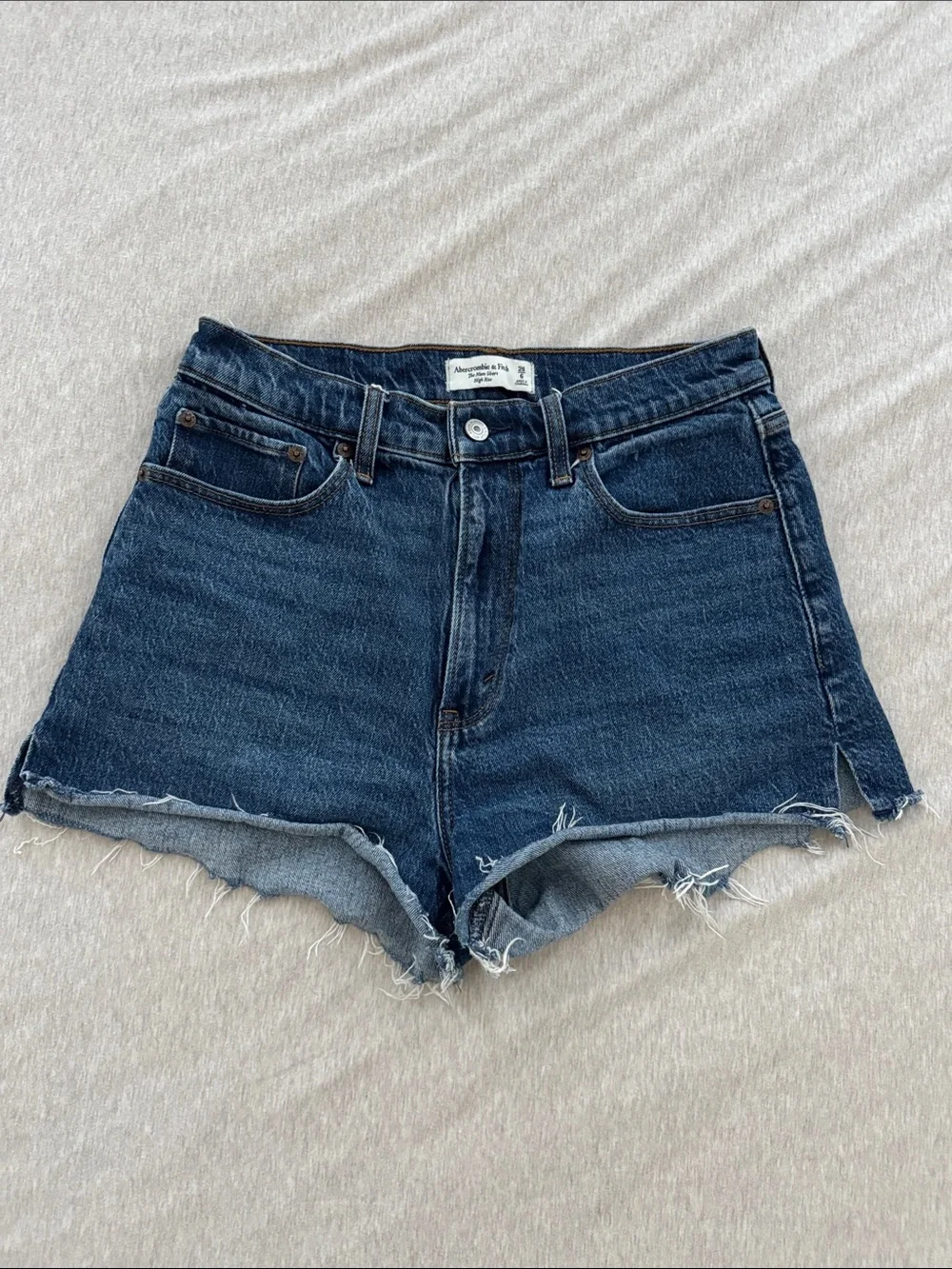 Abercrombie & Fitch High Rise Mom Shorts- Curve Love